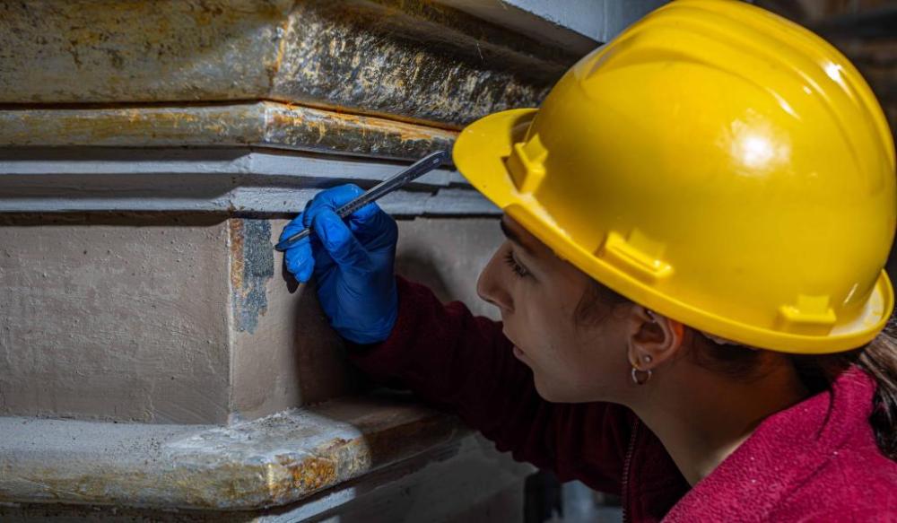 Conserving the Delicate Artistic Richness of this Church
